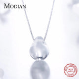 925 Silver Crystal Pendant Water drops Necklace For Girls