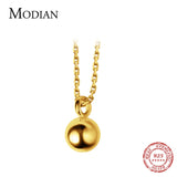 925 Silver Chain Necklace for Women Small Beads Female Jewelry