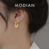925 Silver Hearts Dangle Earrings for Women