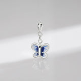 925 Silver Butterfly Pendant for Women DIY Charms