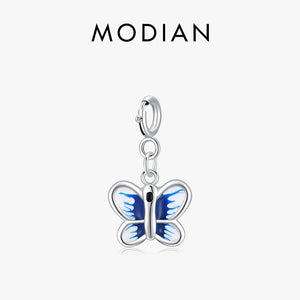 925 Silver Butterfly Pendant for Women DIY Charms