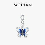925 Silver Butterfly Pendant for Women DIY Charms