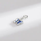 925 Silver Butterfly Pendant for Women DIY Charms