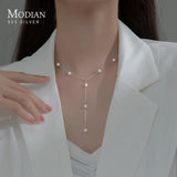 925 Silver Princess Zirconia Ball Chain Necklace Wedding