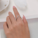 925 Silver Open Size Index Finger Ring Classic Wedding Fine Jewelry