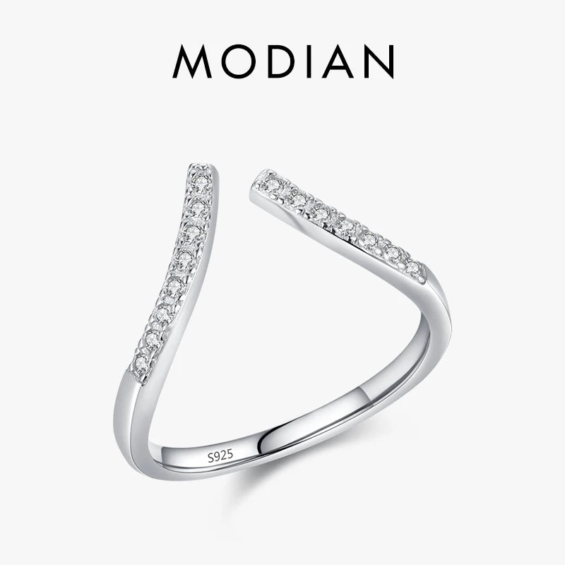 925 Silver Open Size Index Finger Ring Classic Wedding Fine Jewelry
