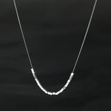 925 Sterling Silver Sparkling Necklace Chain Link Fine Jewelry For Women