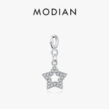 925 Silver Sparkling Stars CZ Pendant