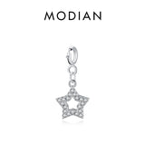925 Silver Sparkling Stars CZ Pendant