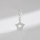 925 Silver Sparkling Stars CZ Pendant