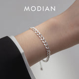925 Sterling Silver Sparkling Twine Bracelet For Women