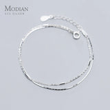 925 Silver Rose Chain Bracelet for Women