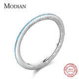 925 Silver Engrave Letters Stackable Rings for Women