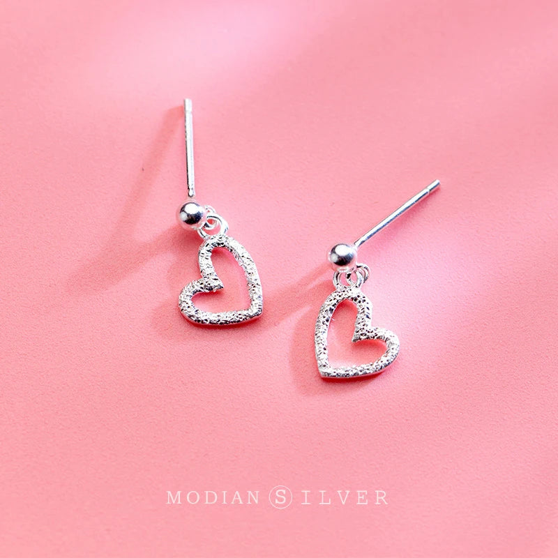 925 Silver Vintage Drop Earrings Swing Charm Jewelry
