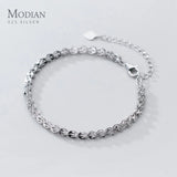 925 Silver Gypsophila Bracelet Chain Bangle for Women Wedding
