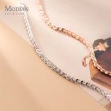 925 Silver Gypsophila Bracelet Chain Bangle for Women Wedding