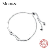 925 Silver CZ Bowknot Slim Bracelet for Women
