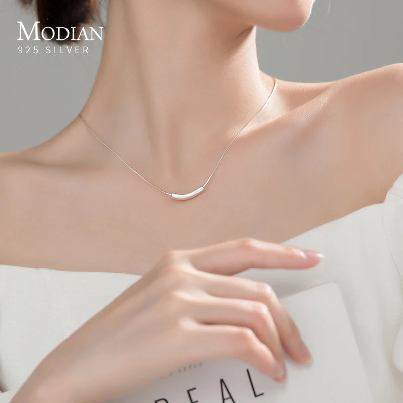 925 Sterling Silver Beads Pendant Necklace for Women