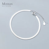 925 Silver Charm Bracelet or Anklet Adjustable Snake Chain Fine Jewelry