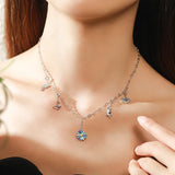 925 Silver Butterfly Charm Pendant for Women Girls DIY Bracelet or Necklace