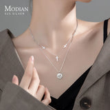 925 Silver Cross Avatar Coin Pendant for Women