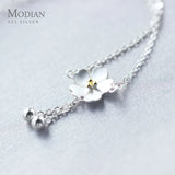 Sterling Silver Daisy Chain Bracelet for Women