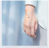 Sterling Silver Daisy Chain Bracelet for Women
