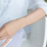 925 Sterling Silver Girls Charm Chain Bracelet Baleine Fish Jewelry