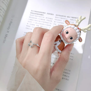 Irregular Branches Ring 925 Sterling Silver Adjustable Size