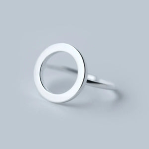 Sterling Silver 925 Ring for Women Open Adjustable Finger Ring Fine Jewelry