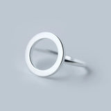 Sterling Silver 925 Ring for Women Open Adjustable Finger Ring Fine Jewelry