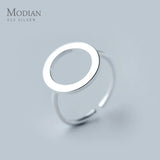Sterling Silver 925 Ring for Women Open Adjustable Finger Ring Fine Jewelry