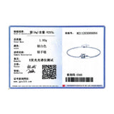 Clear CZ Bracelets 925 Sterling Silver Chain Bracelet for Wedding