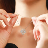 5A CZ 925 Silver Pendant Necklace for Women