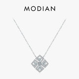 5A CZ 925 Silver Pendant Necklace for Women