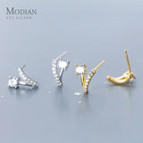 Wedding Stud Earrings Silver 925 CZ Women Jewelry