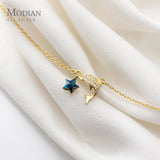 CZ Dolphins Silver Pendant Necklace for Women