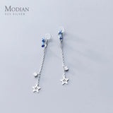 Colorful Crystal Letter U Shape Clips Earring for Women