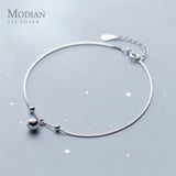925 Sterling Silver Japanese Style Anklet for Women