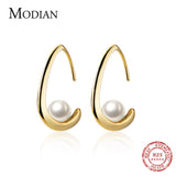 Water Drop Earrings 925 Sterling Silver Dangle Fine Jewelry