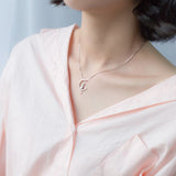 Animal Moon Small Cat Necklace Pendant 925 Sterling Silver Jewelry