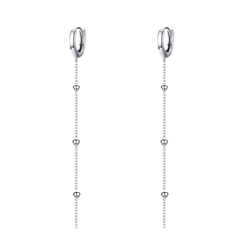 Tassel Drop Earring 925 Sterling Silver Dangle