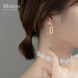 925 Silver Double Layer CZ Hoop Earrings for Women