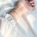 925 Silver Moon & Stars Bracelet Valentine Gift