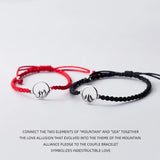 925 Sterling Silver Mountain Sea Rope Bracelet for Women
