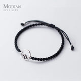 925 Sterling Silver Mountain Sea Rope Bracelet for Women