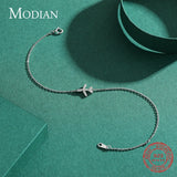 CZ Aircraft Bracelet 925 Sterling Silver Charm Chain Gift