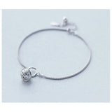 925 Sterling Silver Bell Ankle Ethnic Style Fine Jewelry