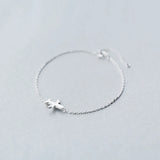 925 Silver Aircraft Bracelet for Women - Anniversary Party Jewelry Gift