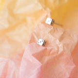 Sterling Silver Number Stud Earring Anti-allergy
